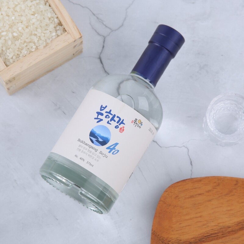 농업회사법인(주)화천주가,북한강40.   375ml