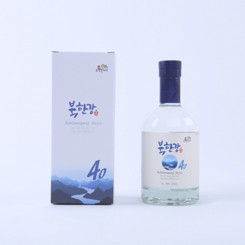 농업회사법인(주)화천주가,북한강40.   375ml